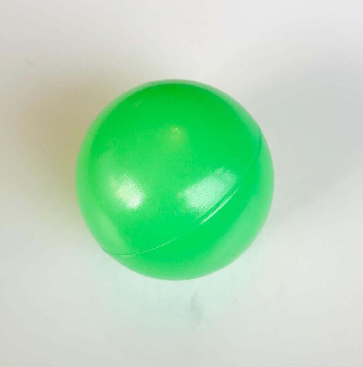 Green plastic deals ball