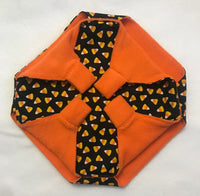 Candy Corn Hammock - double with orange fleece