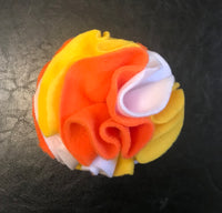 Candy Corn snuffle ball - yellow/orange/white