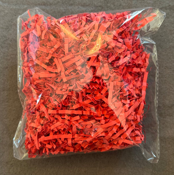 Shredded paper - red