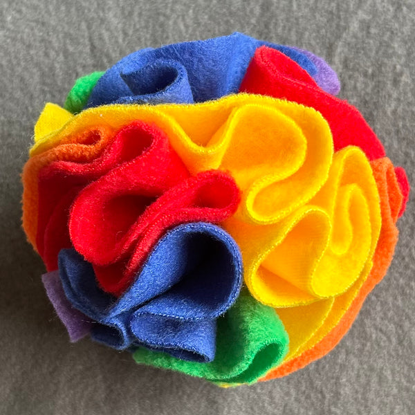 Snuffle ball - rainbow