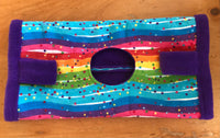 Tube - large with pop up hole - rainbow