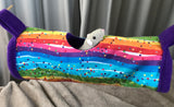 Tube - large with pop up hole - rainbow