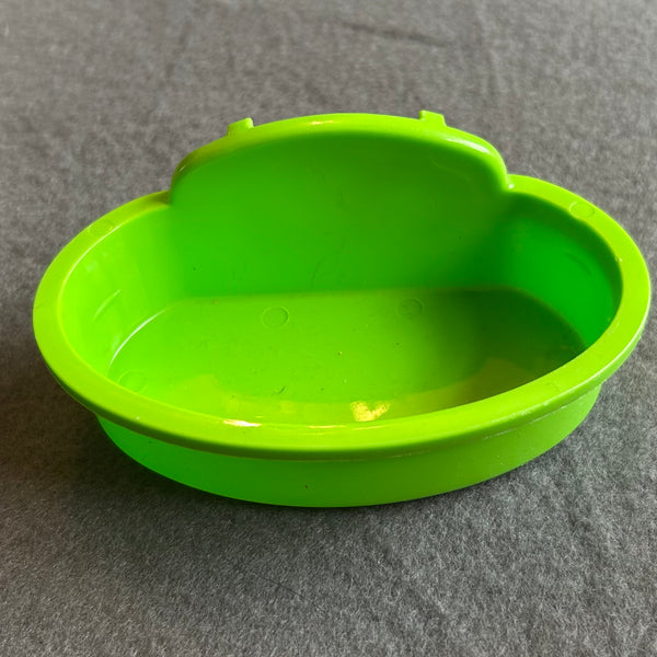 Dish - plastic green