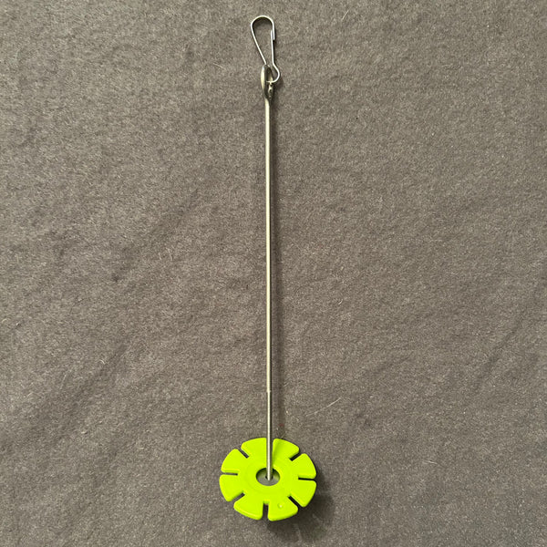 Fruit stick 23cm lime green