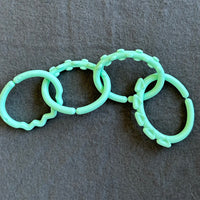 Hooks - mint - set of 4