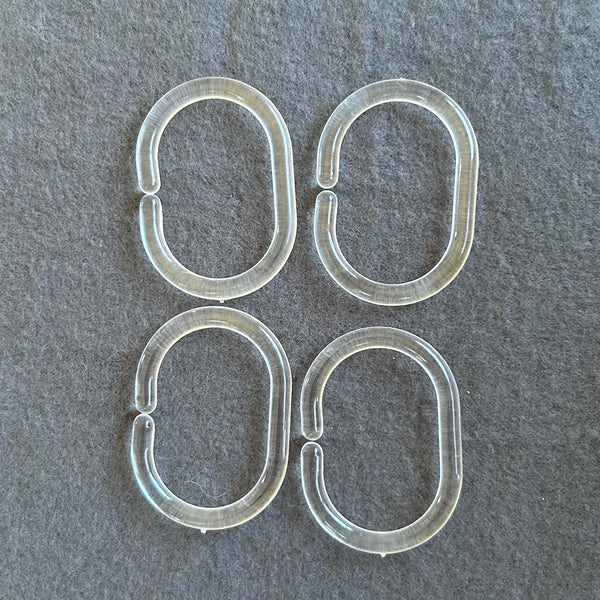 Hooks Clear - set of 4