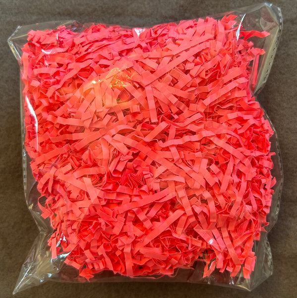 Shredded paper - hot pink