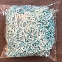 Shredded paper - pale blue