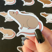 Rat stickers 2” vinyl