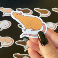 Rat stickers 2” vinyl