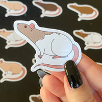 Rat stickers 2” vinyl