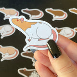 Rat stickers 2” vinyl