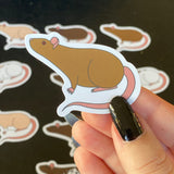 Rat stickers 2” vinyl