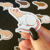 Rat stickers 2” vinyl