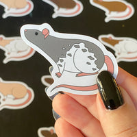 Rat stickers 2” vinyl