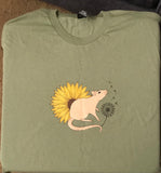 Tee shirt - Sunflower Wishing Rat