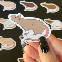 Rat stickers 2” vinyl