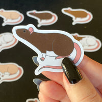 Rat stickers 2” vinyl