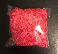 Shredded paper - hot pink