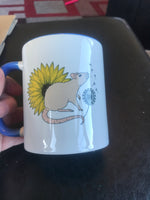 Mug - Sunflower wishing rat