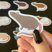 Rat stickers 2” vinyl