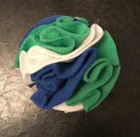 Snuffle ball - green/blue/white